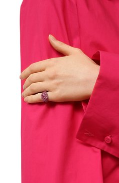Женское кольцо LEVASHOVAELAGINA розового цвета, арт. le/r | Фото 2 (Материал: Металл)