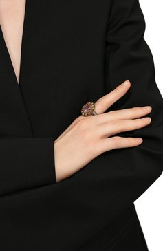 Женское кольцо vintage oval QUEENSBEE разноцветного цвета, арт. 101391 | Фото 2 (Материал: Серебро)