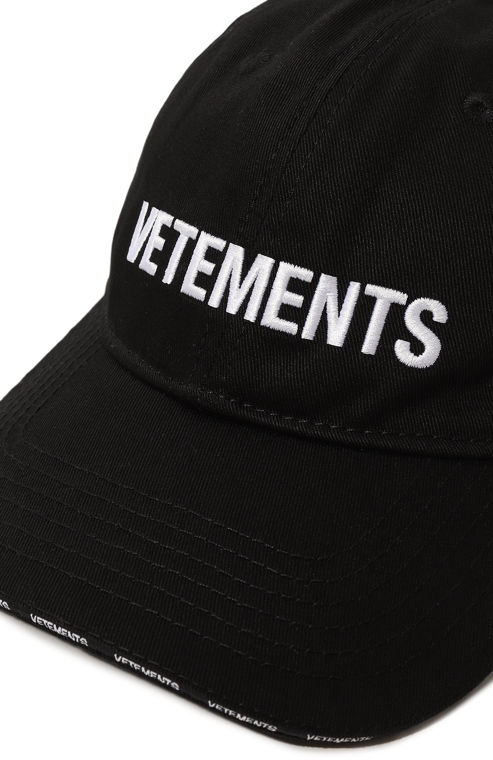 Хлопковая бейсболка VETEMENTS  UE54CA180B Фото 4