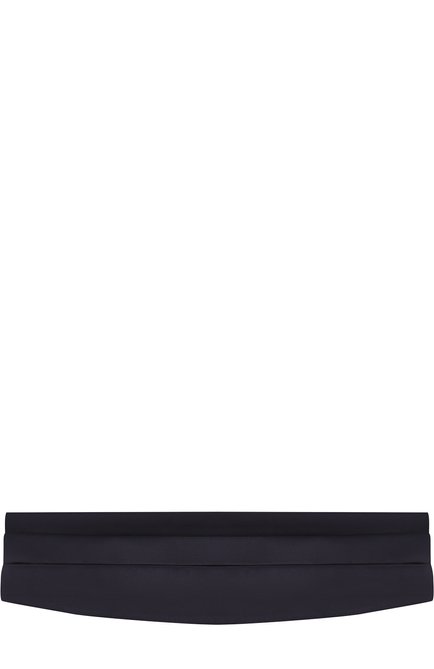 Мужской шелковый камербанд GIORGIO ARMANI темно-синего цвета, арт. 360033/7A998 | Фото 1 (Материал: Шелк, Текстиль)
