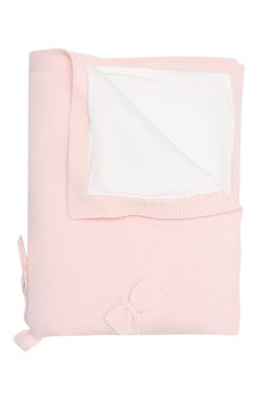 Детского шерстяное одеяло BABY T светло-розового цвета, арт. 20AI102C0IMB | Фото 2 (Материал: Текстиль, Шерсть)