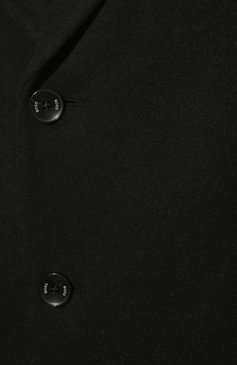 Мужской пальто из шерсти и кашемира BOSS черного цвета, арт. 50479756 | Фото 5 (Материал внешний: Шерсть; Рукава: Длинные; Длина (верхняя одежда): До середины бедра; Стили: Классический; Мужское Кросс-КТ: пальто-верхняя одежда)