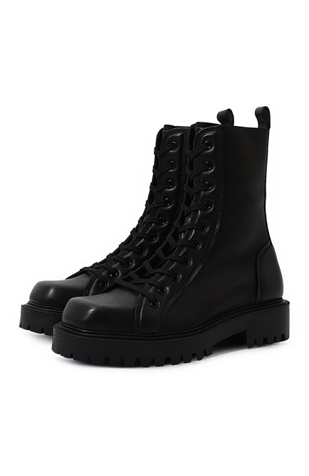 Мужские кожаные ботинки VIC MATIE черного цвета по цене 67800 руб., арт. 1D8158U_B32B070101 | Фото 1