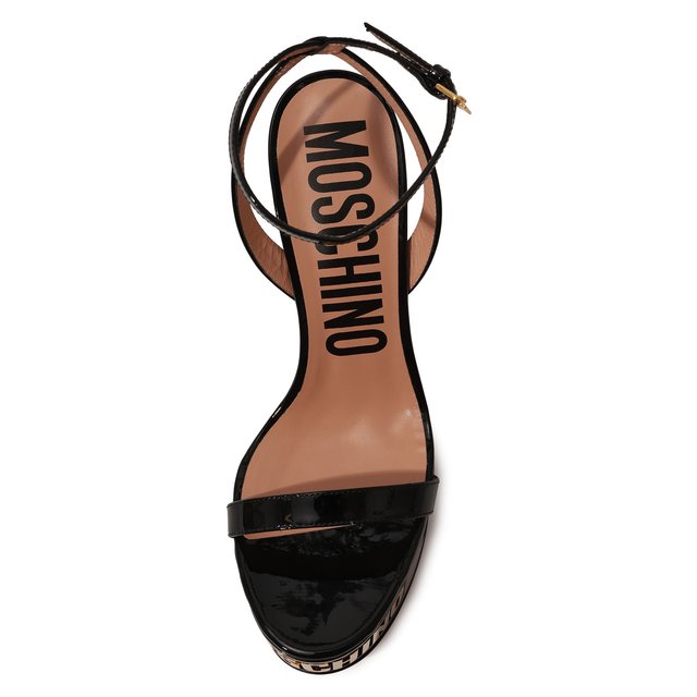 Кожаные босоножки Moschino  MA1616CC1G/MB0 Фото 6