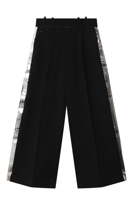 Детские брюки DIESEL черного цвета по цене 24250 руб., арт. 00J50F-KXB5A | Фото 1