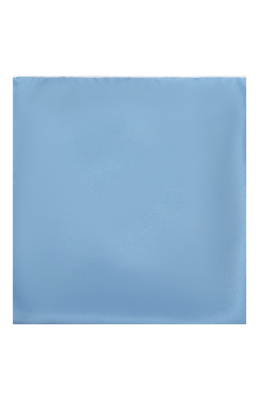 Мужской шелковый платок LANVIN синего цвета, арт. HANDKERCHIEFS/5834 | Фото 3 (Материал: Текстиль, Шелк; Материал сплава: Проставлено; Нос: Не проставлено)