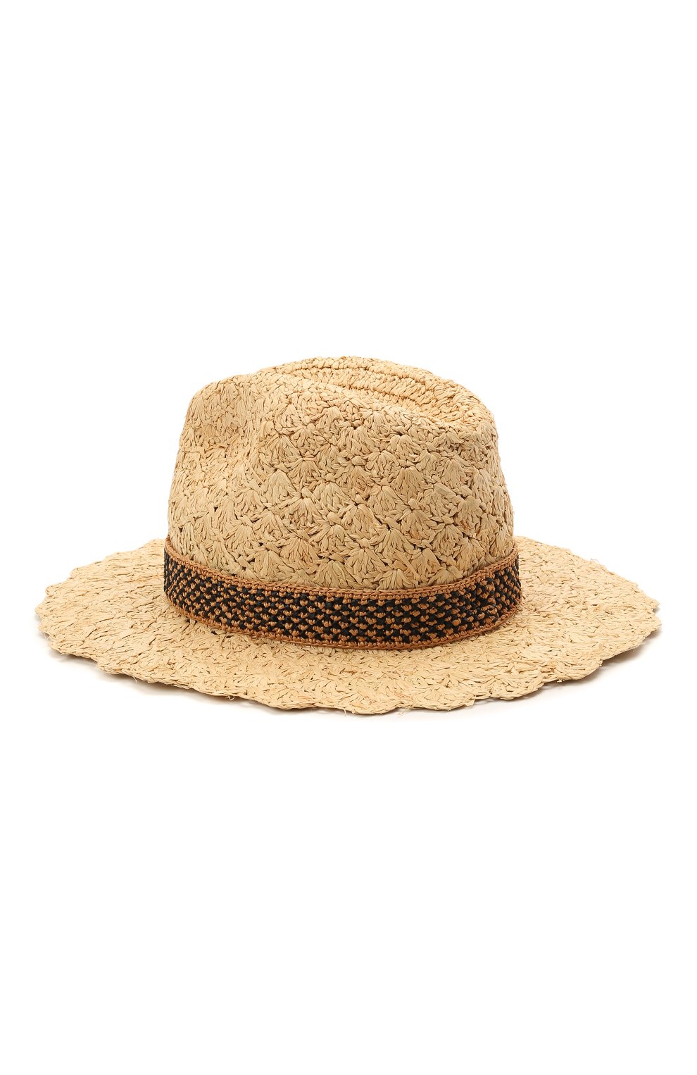 Мужская шляпа VALENTINO бежевого цвета, арт. VY2HAA02/DVT | Фото 2 (Региональные ограничения белый список (Axapta Mercury): RU; Материал сплава: Проставлено; Нос: Не проставлено; Материал: Растительное волокно)