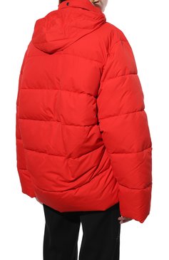 Женская утепленная куртка BALENCIAGA красного цвета, арт. 675212/TG011 | Фото 6 (Кросс-КТ: Куртка, Утепленный, Пуховик; Рукава: Длинные; Длина (верхняя одежда): До середины бедра; Региональные ограничения белый список (Axapta Mercury): Не проставлено, RU; Материал внешний: Синтетический матер�иал; Материал сплава: Проставлено; Нос: Не проставлено; Стили: Спорт-шик; Материал подклада: Синтетический материал; Драгоценные камни: Проставлено)