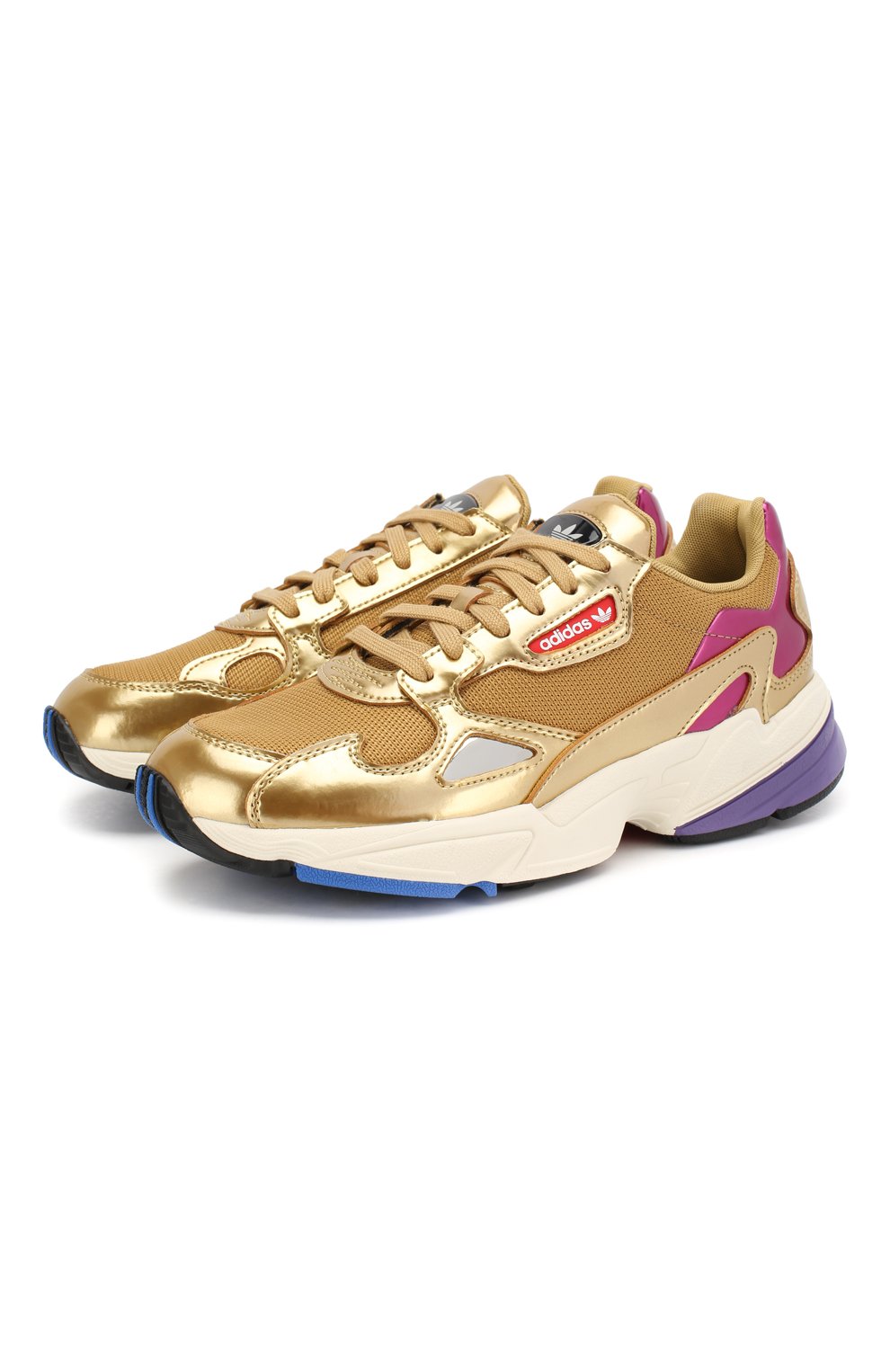 Adidas falcon sale gold