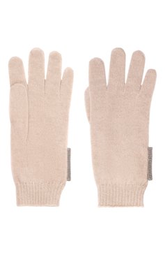 Детские кашемировые перчатки BRUNELLO CUCINELLI бежевого цвета, арт. B12M14589A | Фото 2 (Материал: Текстиль, Кашемир, Шерсть; Региональные ограничения белый список (Axapta Mercury): RU)