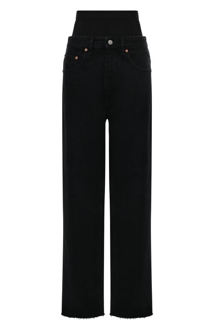 Женские джинсы MM6 черного цвета по цене 75200 руб., арт. S62LB0145/S30589 | Фото 1