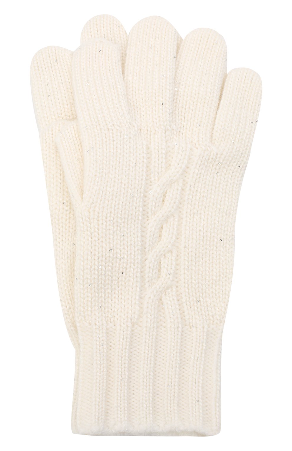 Детские перчатки из кашемира и шелка LORO PIANA белого цвета, арт. FAL4479 | Фото 1 (Материал: Текстиль, Кашемир, Шерсть; Региональные ограничения белый список (Axapta Mercury): RU)