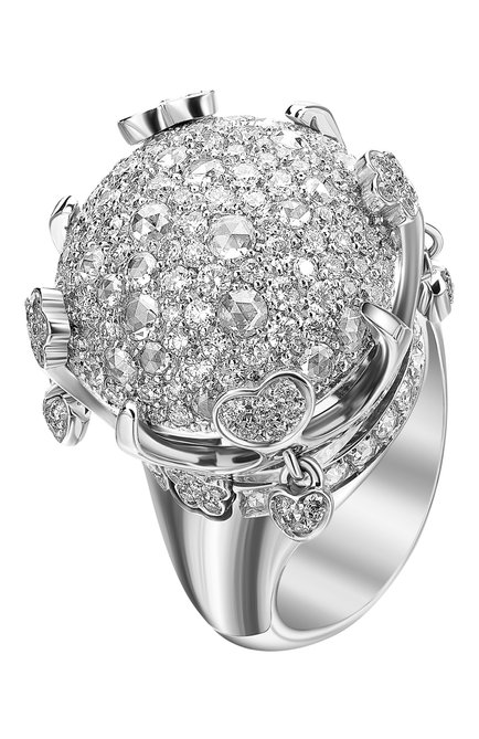 Женские кольцо PASQUALE BRUNI бесцветного цвета, арт. 14643B | Фото 1 (Материал сплава: Белое золото; Драгоценные камни: Бриллианты)