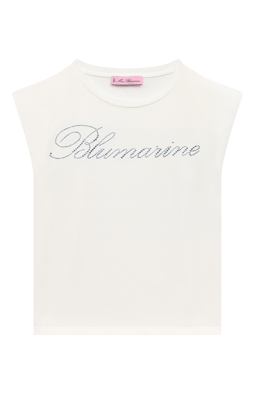 Хлопковая футболка Blumarine IA3062J5003