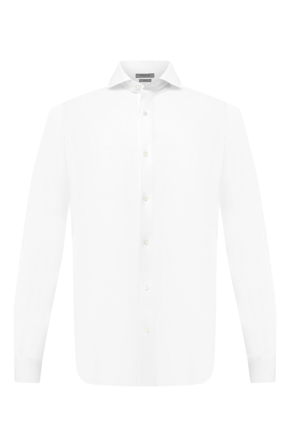 Хлопковая рубашка Corneliani Белый 86P012-0811213/00 5510453