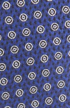 Мужской шелковый галстук CANALI темно-синего цвета, арт. 18/HJ03134 | Фото 3 (Принт: С принтом; Материал: Текстиль, Шелк)