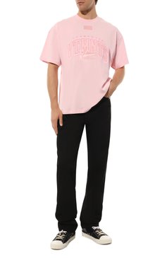 Мужского хлопковая футболка VTMNTS розового цвета, арт. VL18TR650K | Фото 5 (Региональные ограничения белый список (Axapta Mercury): Не проставлено; Принт: С принтом; Нос: Не проставлено; Материал внешний: Хлопок)