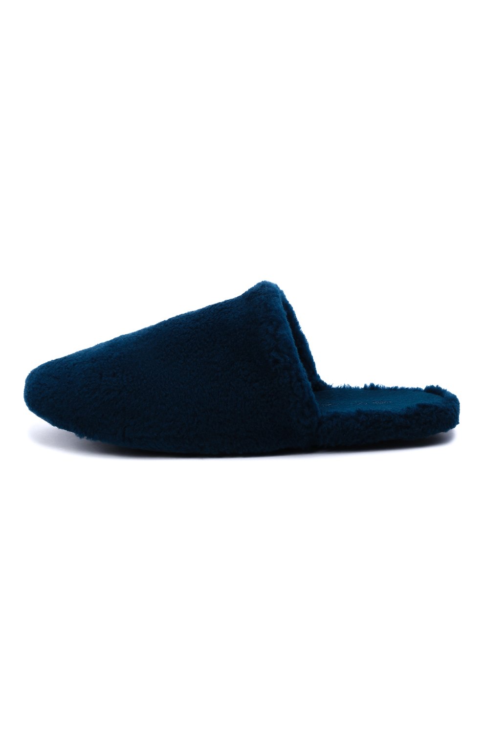Мужского текстильные домашние туфли LORO PIANA синего цвета, арт. FAL9652 | Фото 4 (Материал внешний: Текстиль; Материал внутренний: Текстиль)