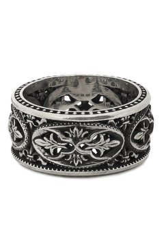 Мужское серебряное кольцо акантус GL JEWELRY серебряного цвета, арт. M700001-S97-01 | Фото 1 (Материал: Серебро)