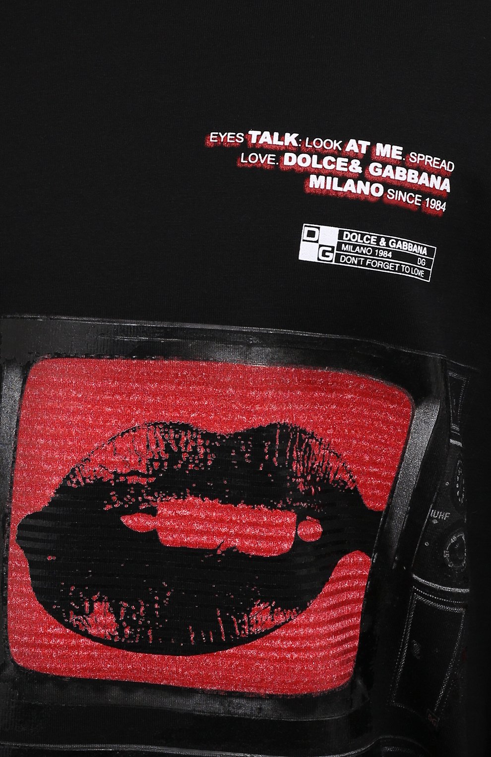 Хлопковый лонгслив Dolce & Gabbana  G8NV8T/FU7EQ Фото 5
