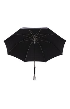 Мужской зонт-трость PASOTTI OMBRELLI черного цвета, арт. 478/RAS0 6434/19/W01 | Фото 3 (Материал: Текстиль, Синтетический материал, Металл)
