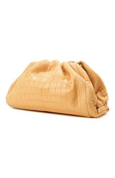 Женский клатч pouch из кожи аллигатора BOTTEGA VENETA бежевого цвета, арт. 576227/VCPX0/AMIS | Фото 3 (Материал: Экзотическая кожа; Региональные ограничения белый список (Axapta Mercury): RU; Женское Кросс-КТ: Клатч-клатчи; Размер: large)