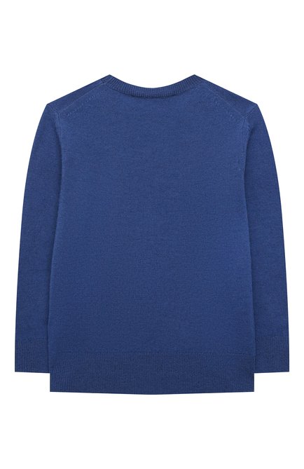 Детский шерстяной пуловер ACNE STUDIOS голубого цвета, арт. D60012 | Фото 2 (Девочки Кросс-КТ: Пуловер-одежда; Материал внешний: Шерсть; Рукава: Длинные; Региональные ограничения белый список (Axapta Mercury): RU; Ростовка одежда: 3 года | 98 см, 4 года | 104 см, 6 лет | 116 см, 8 лет | 128 см)