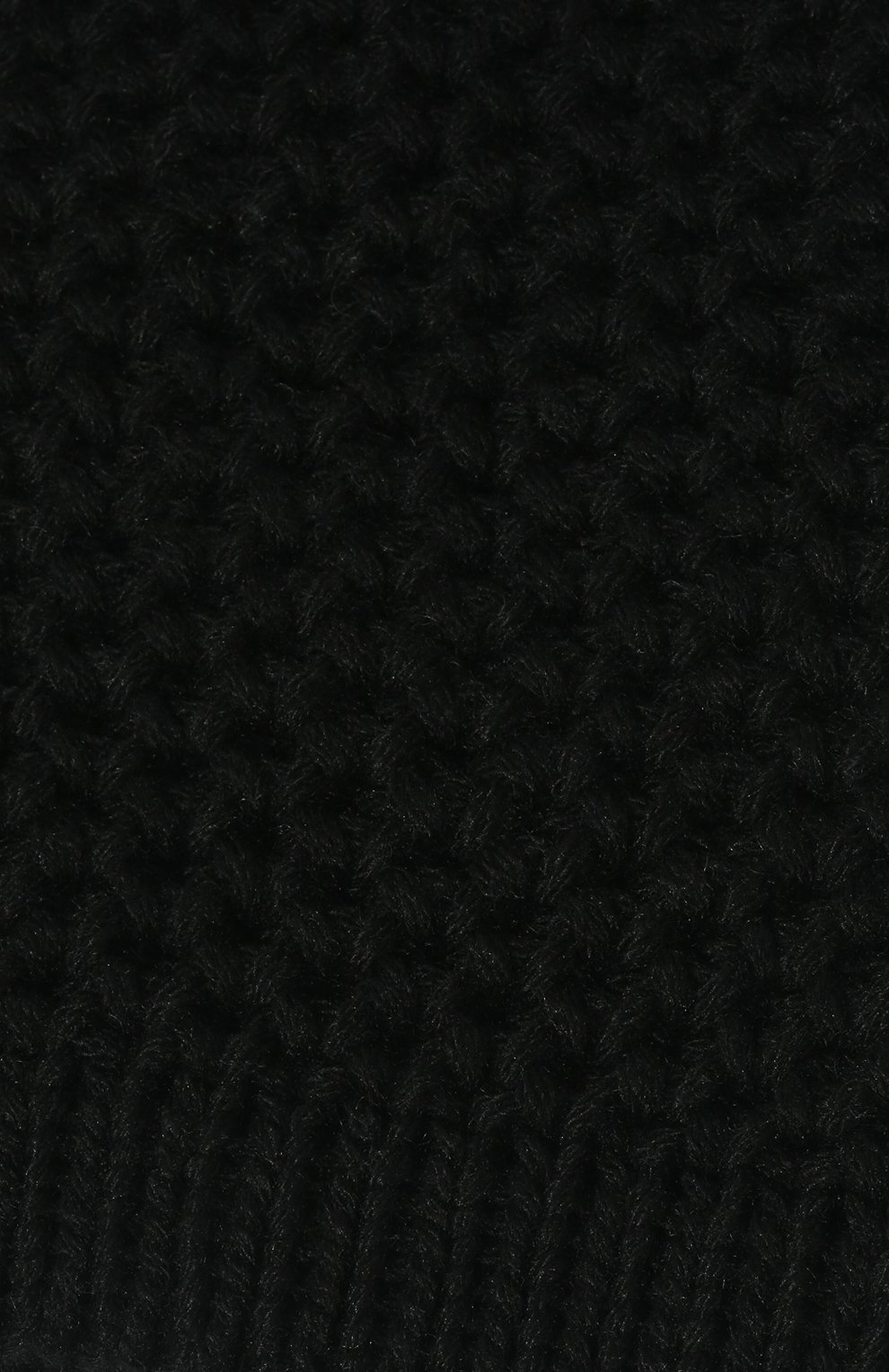 Женская кашемировая шапка INVERNI черного цвета, арт. 0097 CMG8 | Фото 4 (Материал: Текстиль, Кашемир, Шерсть)
