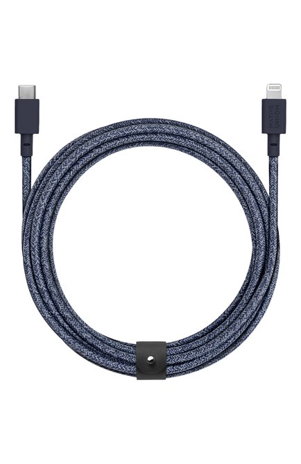 Кабель lightning/usb-c, 3m NATIVE UNION синего цвета, арт. BELT-CL-IND-3-NP | Фото 1 (Региональные ограничения белый список (Axapta Mercury): RU)