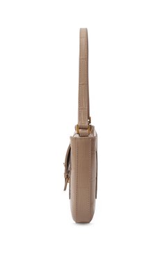 Женская сумка miranda BY FAR бежевого цвета, арт. 23PFMDASTPMCELMED | Фото 4 (Сумки-технические: Сумки top-handle; Размер: medium; Материал: Натуральная кожа; Материал сплава: Проставлено; Драгоценные камни: Проставлено)