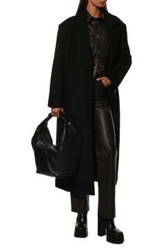 Женские кожаные ботильоны MATTIA CAPEZZANI черного цвета, арт. W210/VITELL0 | Фото 2 (Подошва: Платформа; Каблук высота: Высокий; Материал внутренний: Натуральная кожа; Каблук тип: Устойчивый)