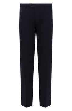 Мужские хлопковые брюки BRUNELLO CUCINELLI темно-синего цвета, арт. M289LB1770 | Фото 1 (Длина (брюки, джинсы): Стандартные; Случай: Повседневный; Материал внешний: Хлопок; Стили: Кэжуэл)
