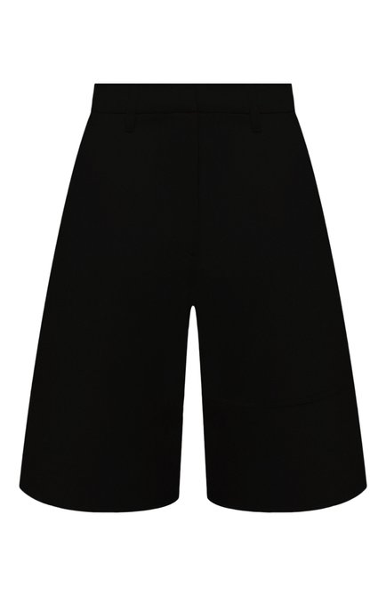 Женские хлопковые шорты VALENTINO черного цвета по цене 108000 руб., арт. VB3RD08075Y | Фото 1
