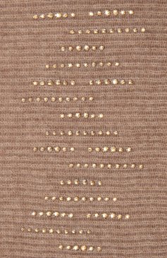 Женский кашемировый шарф WILLIAM SHARP бежевого цвета, арт. SC 05-15 | Фото 3 (Материал: Текстиль, Кашемир, Шерсть; Материал сплава: Проставлено; Нос: Не проставлено)