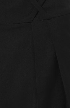 Женские шерстяные брюки ROHE черного цвета, арт. 408-30-278 | Фото 5 (Силуэт Ж (брюки и джинсы): Широкие; Материал внешний: Шерсть; Длина (брюки, джинсы): Стандартные; Женское Кросс-КТ: Брюки-одежда; Материал сплава: Проставлено; Стили: Классический; Драгоценные камни: Проставлено)