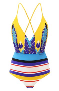 Женский желтый слитный купальник VALENTINO купить в интернет-магазине ...