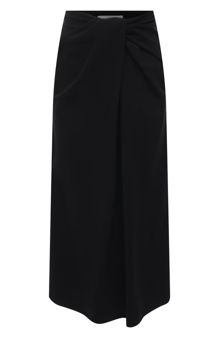 Женская юбка VALENTINO черного цвета по цене 168500 руб., арт. VB0RA7K16B5 | Фото 1
