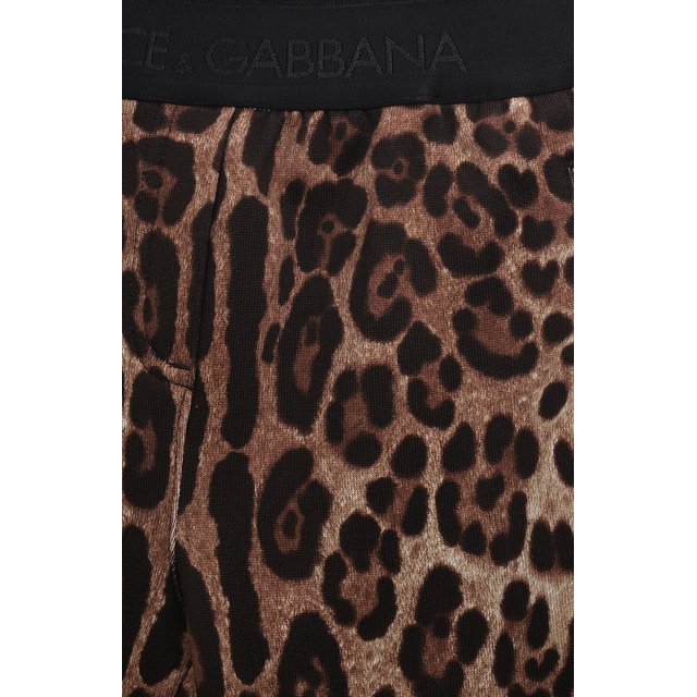 Хлопковые джоггеры Dolce & Gabbana L5JP9Z/G7H7X/8-14 Фото 3