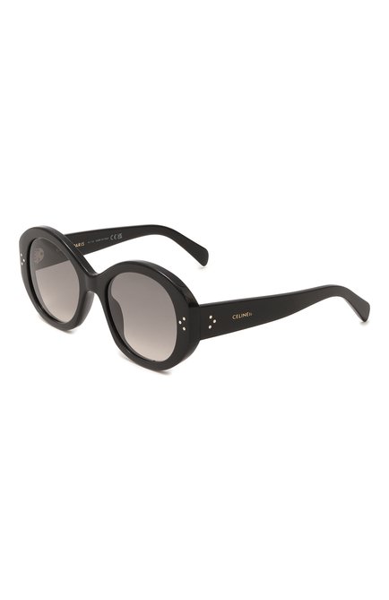 Женские солнцезащитные очки CELINE EYEWEAR черного цвета по цене 76550 руб., арт. CL40240I 01F | Фото 1