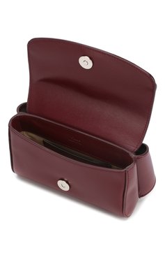 Женская поясная сумка chloé c CHLOÉ бордового цвета, арт. CHC19US195A37 | Фото 4 (Материал: Натуральная кожа; Стили: Классический; Размер: mini)