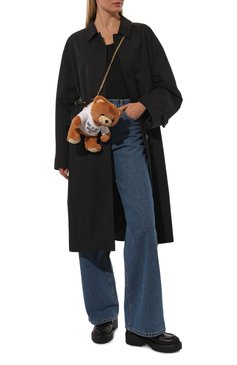 Женская сумка teddy MOSCHINO коричневого цвета, арт. A7528/8216 | Фото 7 (Тематический товар: Teddy Bear; Сумки-технические: Сумки top-handle; Материал: Текстиль; Размер: small)