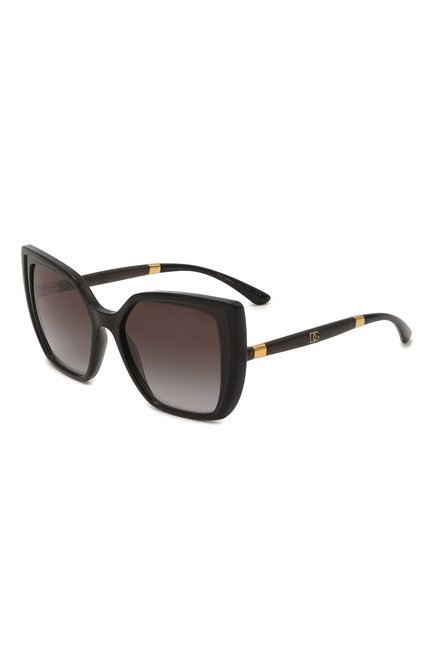 Женские солнцезащитные очки DOLCE & GABBANA черного цвета, арт. 6138-32468G | Фото 1 (Тип очков: С/з; Региональные ограничения белый список (Axapta Mercury): RU; Очки форма: Бабочка)
