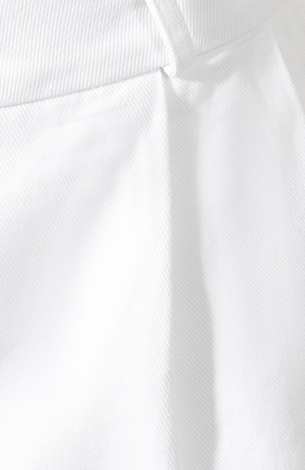 Женские джинсовые шорты ALEXANDER TEREKHOV белого цвета, арт. SRJS007/100/S20 | Фото 5 (Женское Кросс-КТ: Шорты-одежда; Кросс-КТ: Деним; Длина Ж (юбки, платья, шорты): Мини; Материал внешний: Хлопок)
