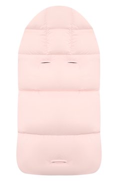 Детский пуховый конверт MONCLER светло-розового цвета, арт. F2-951-1G509-02-53333 | Фото 2 (Ростовка одежда: 3 мес | 62 см, 6 мес | 68 см)