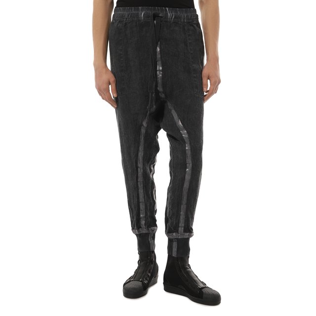 Хлопковые джоггеры Isaac Sellam  LC/PANTS BANDE/LIN Фото 3