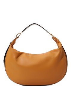 Женская сумка oyster hobo large BORBONESE коричневого цвета, арт. 923739 | Фото 6 (Сумки-технические: Сумки top-handle; Материал: Натуральная кожа; Размер: large)