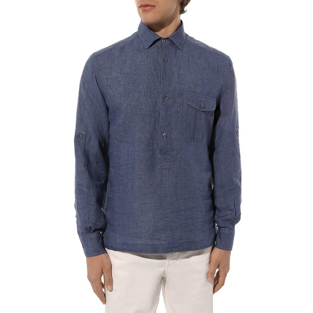 фото Льняная рубашка corneliani