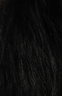 Женские наушники из меха лисы и норки FURLAND черного цвета, арт. 0022809850001300295 | Фото 4 (Материал: Натуральный мех)