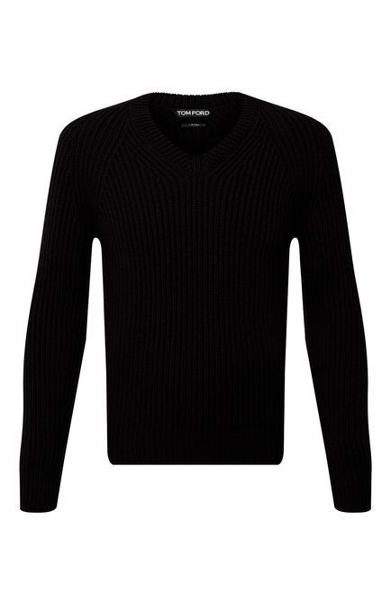 Мужской кашемировый свитер TOM FORD черного цвета по цене 208500 руб., арт. BWK56/TFK300 | Фото 1