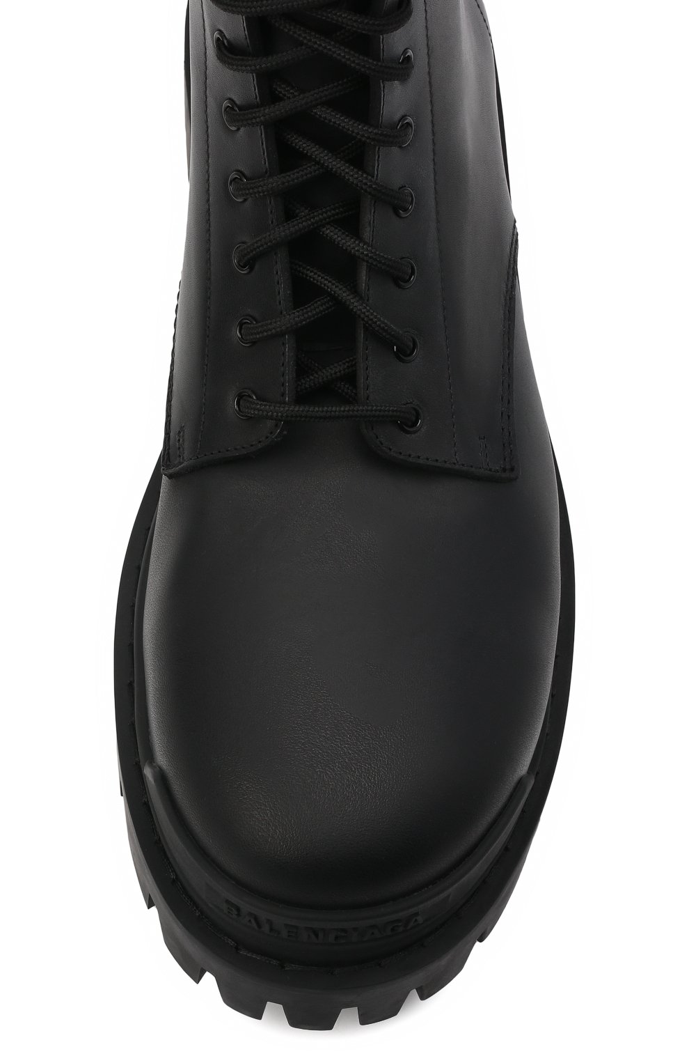 Мужские кожаные ботинки master BALENCIAGA черного цвета, арт. 664500/WA901 | Фото 6 (Материал внешний: Кожа; Мужское Кросс-КТ: Ботинки-обувь, Байкеры-обувь; Материал внутренний: Натуральная кожа; Материал утеплителя: Без утеплителя; Подошва: Плоская)